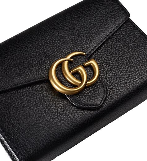 gucci marmont wallet on chain review|gucci marmont wallet price.